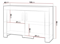 Skænk Melfeli 109 (Sonoma eg)