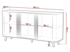 Skænk Modus (Kashmir + Sort)
