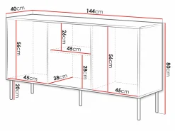 Skænk Monevare 100 (Wotan eg + Kashmir)