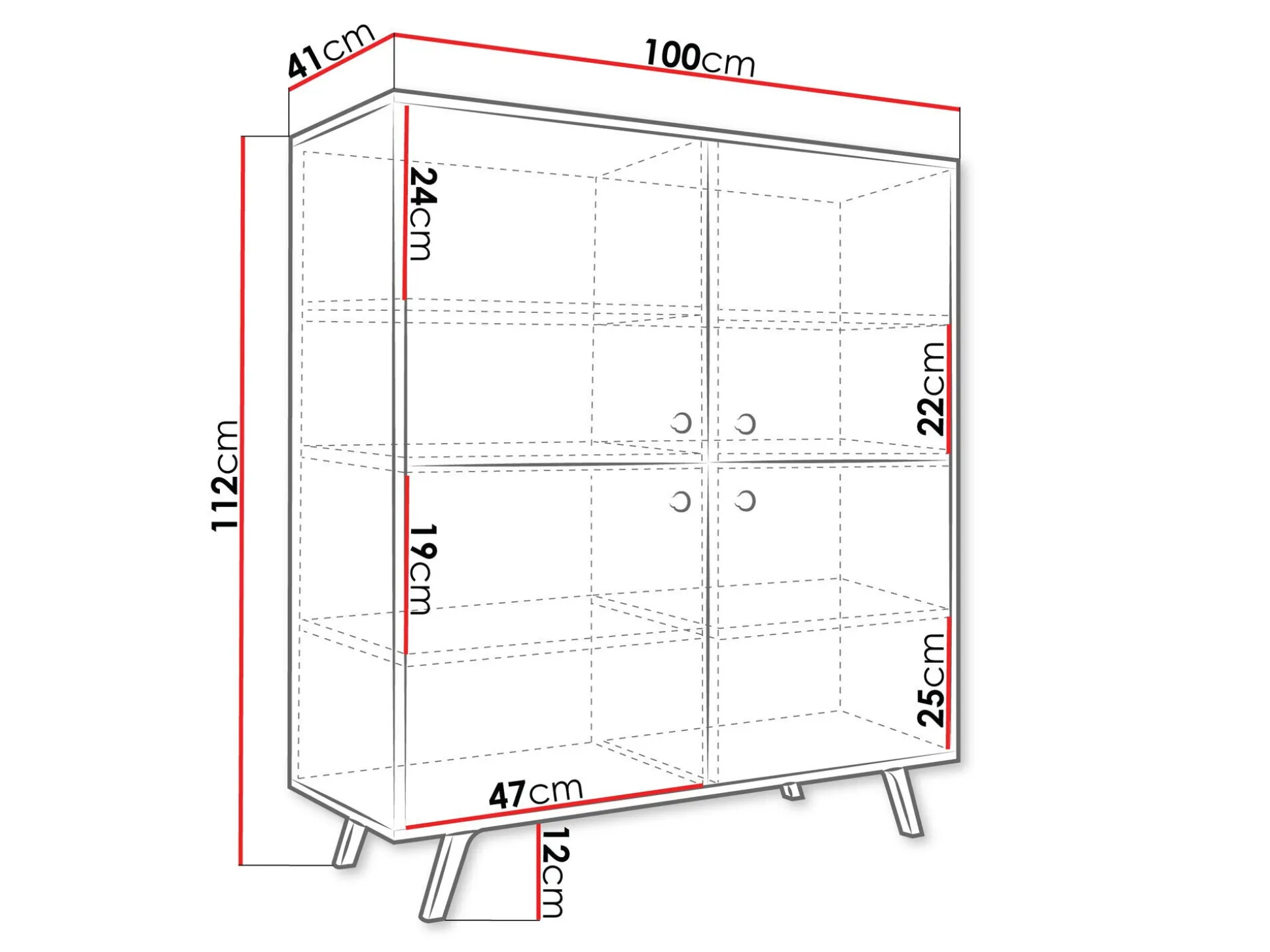 Skænk Monfera 103 (Hvid)