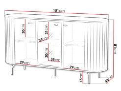 Skænk Novmono 102 (Sort)