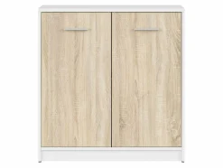 Skænk Novsore 116 (Hvid + Sonoma eg)