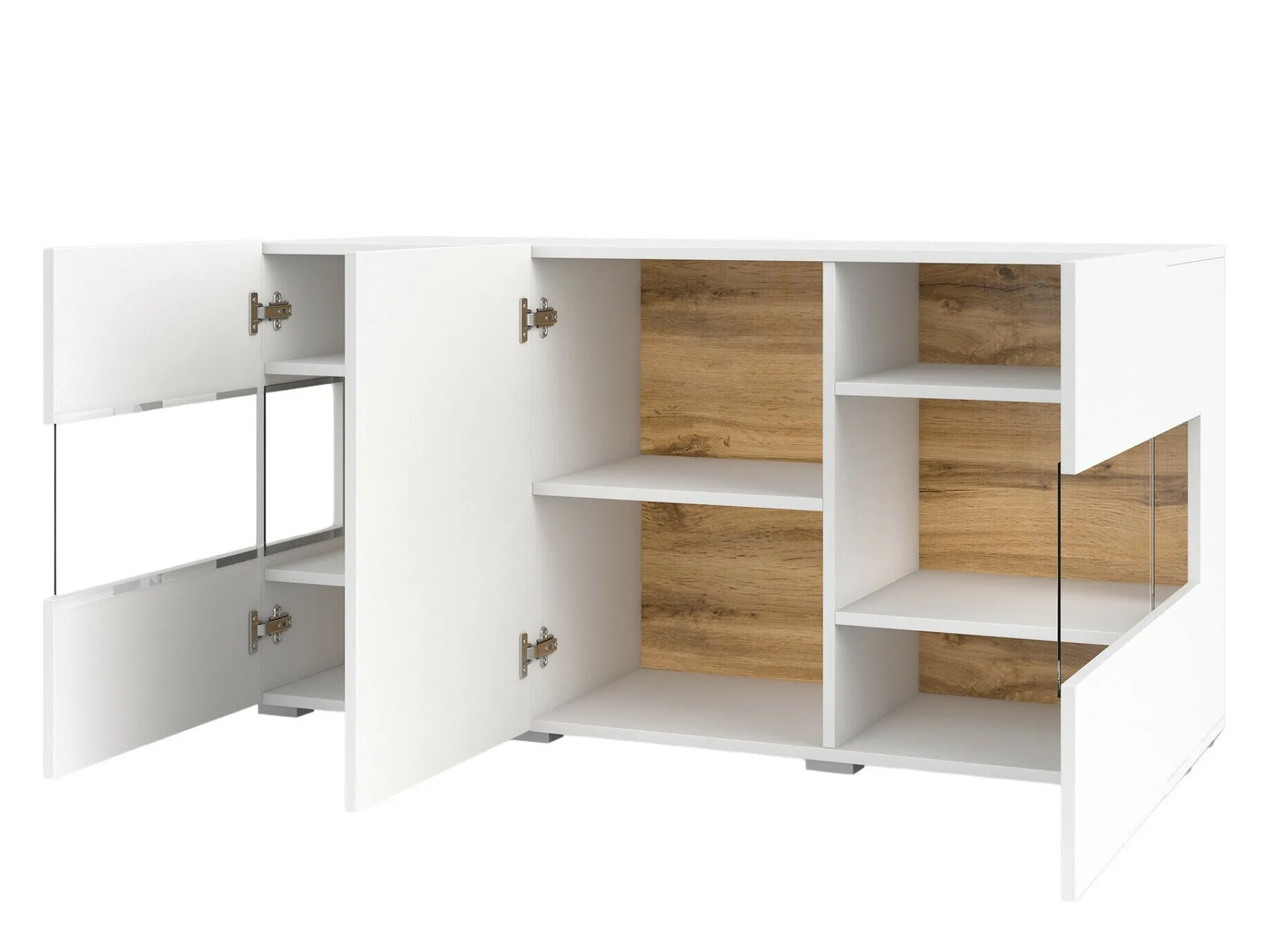 Skænk Revmiru 102 (Hvid + Wotan eg)