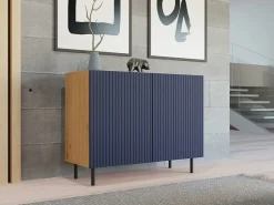 Skænk Romseru 100 (Blå + Artisan eg)