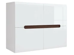 Skænk Serveso 106 (Hvid + Glansfuld hvid)