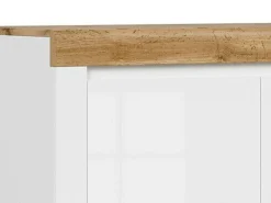 Skænk Sonsoru 101 (Hvid + Glansfuld hvid + Wotan eg)