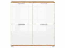 Skænk Tivetra 103 (Wotan eg + Glansfuld hvid)