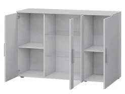 Skænk Tornola 106 (Hvid + Glansfuld hvid)