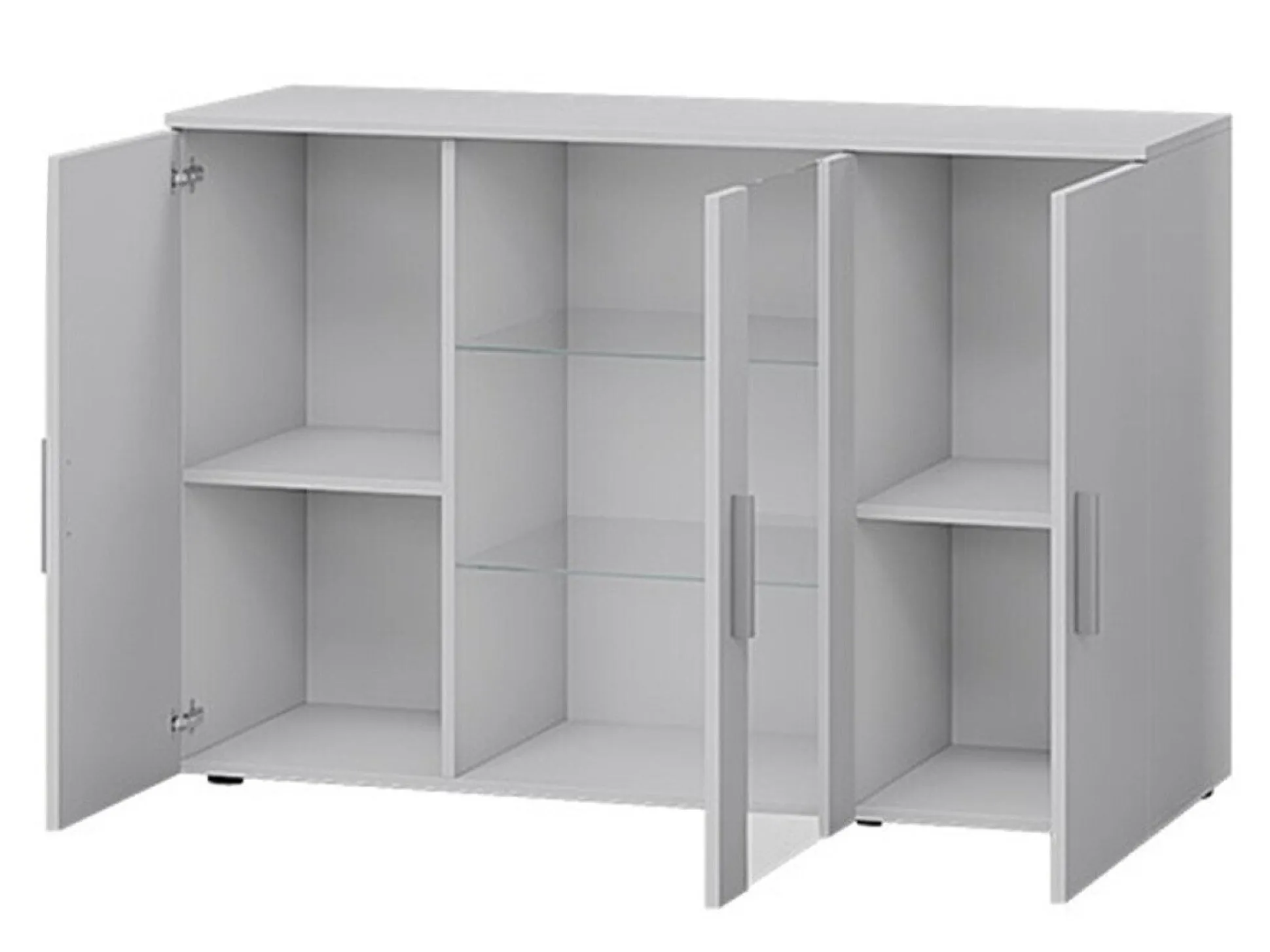 Skænk Tornola 106 (Hvid + Glansfuld hvid)