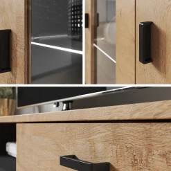 Skænk Tornola 106 (Hvid + Glansfuld hvid)