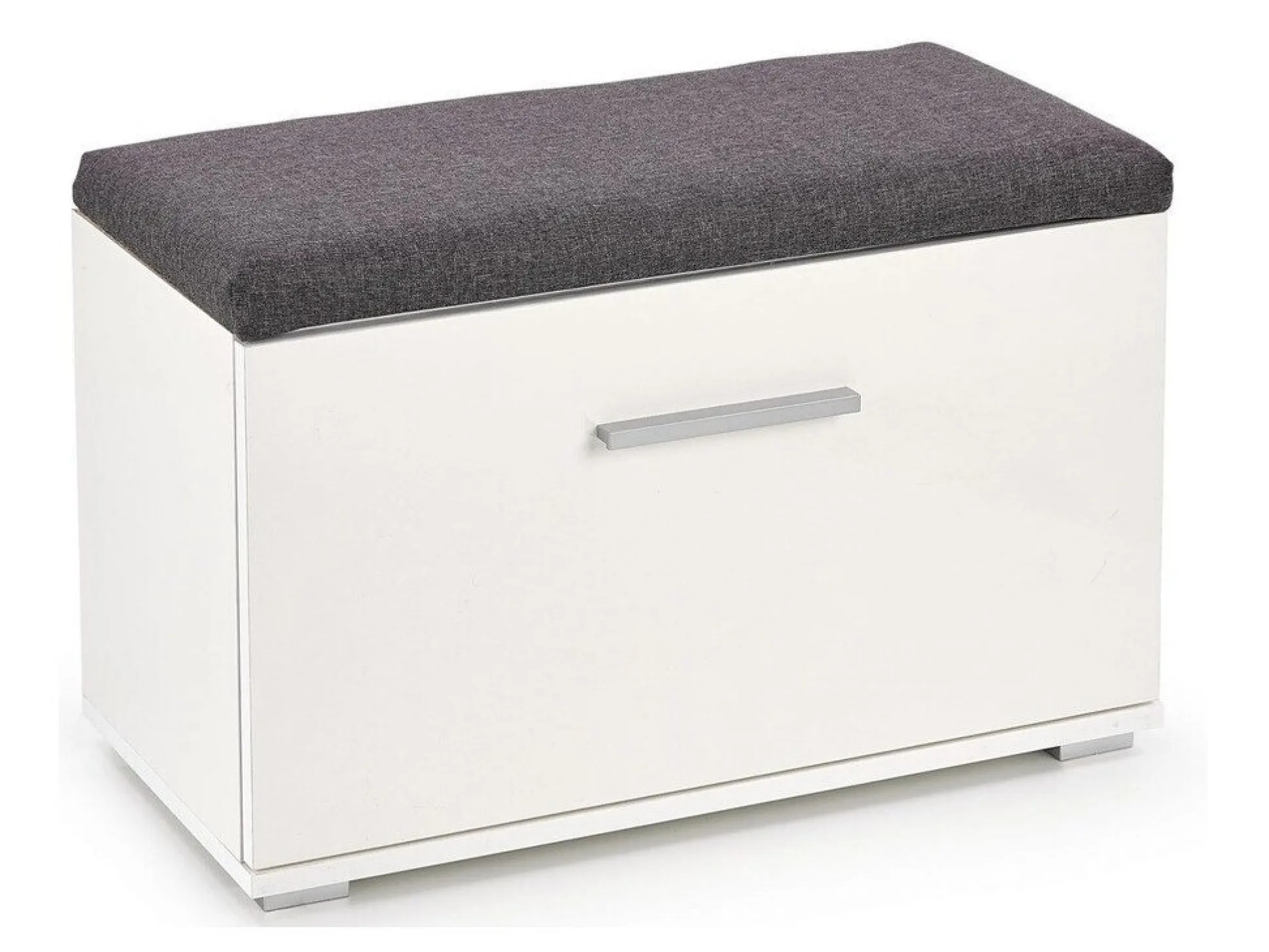 Skoskab Cirveso 117 (Hvid + Glansfuld hvid + Grå)