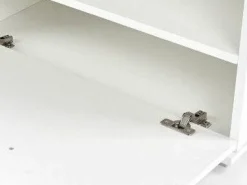 Skoskab Cirveso 117 (Hvid + Glansfuld hvid + Grå)