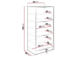 Skoskab Comfivo Velal III (Hvid)