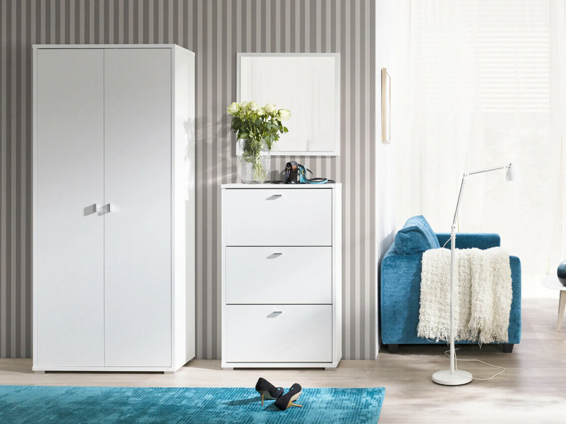 Skoskab Fenmora 102 (Hvid)