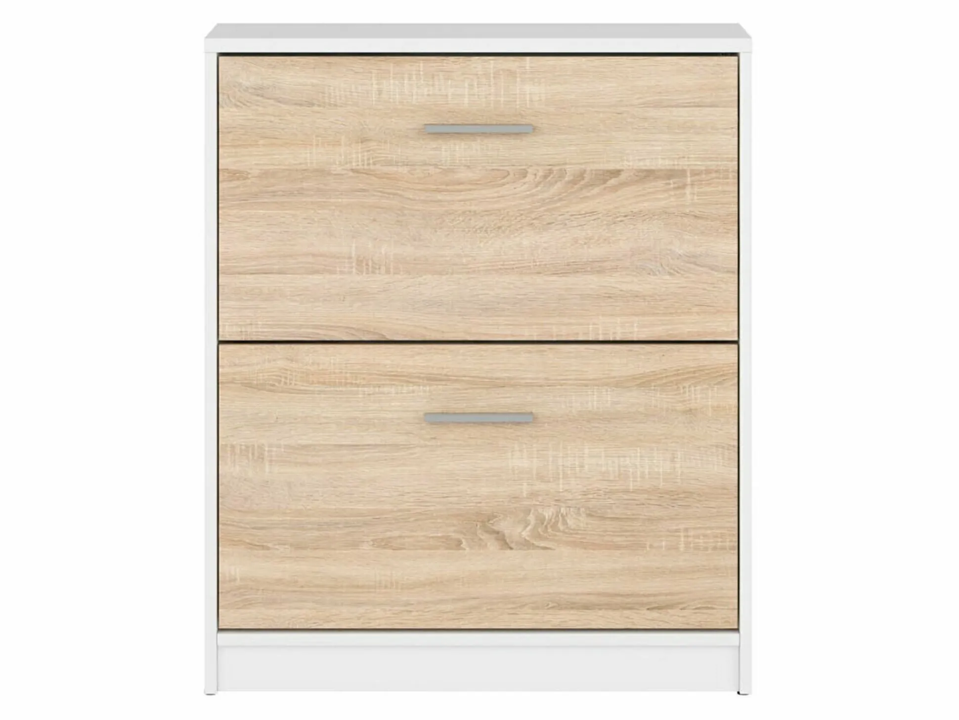 Skoskab Novsore 112 (Sonoma eg + Hvid)