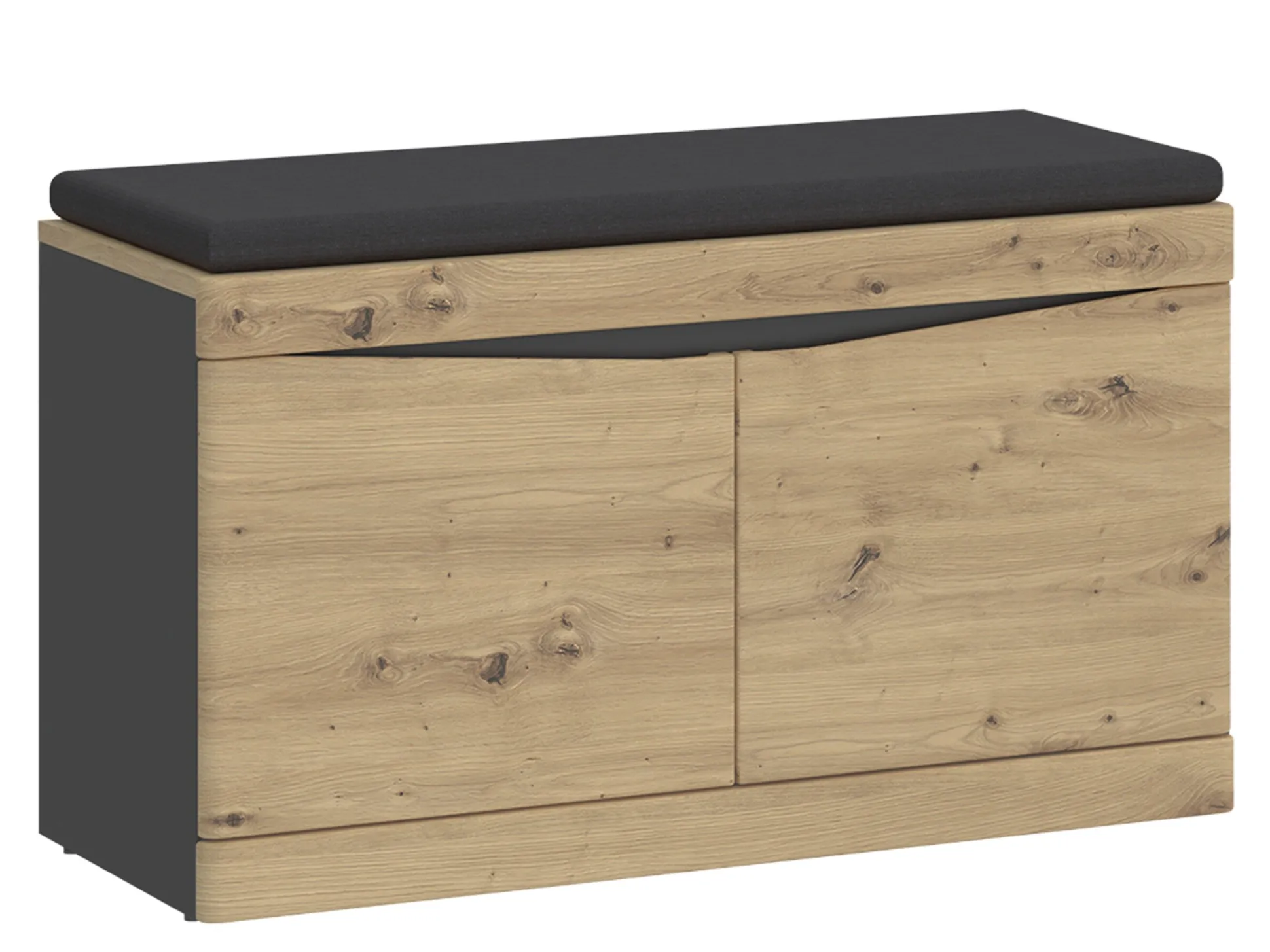 Skoskab Ontario 146 (Artisan eg + Antracit)