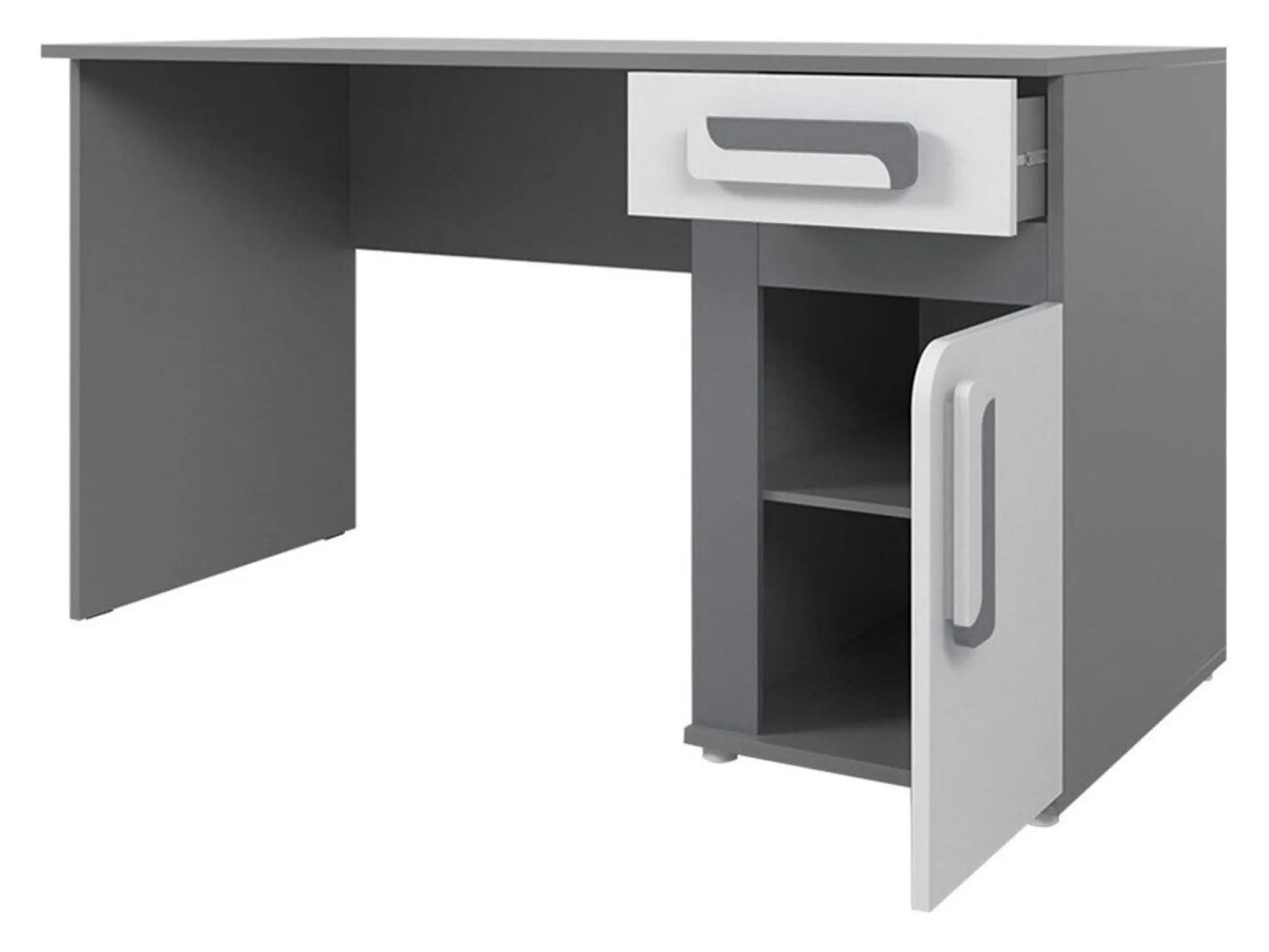 Skrivebord Aviseve 100 (Antracit + Hvid)