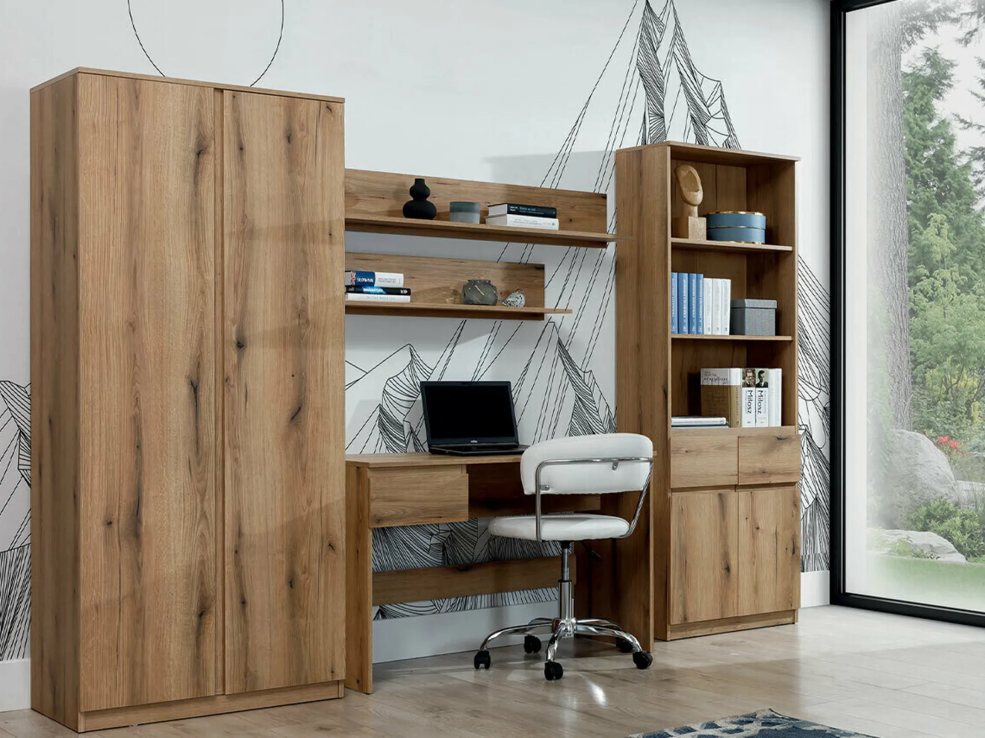 Skrivebord Catelbi 112 (Egetræ)