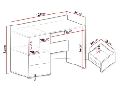 Skrivebord Ciravie 104