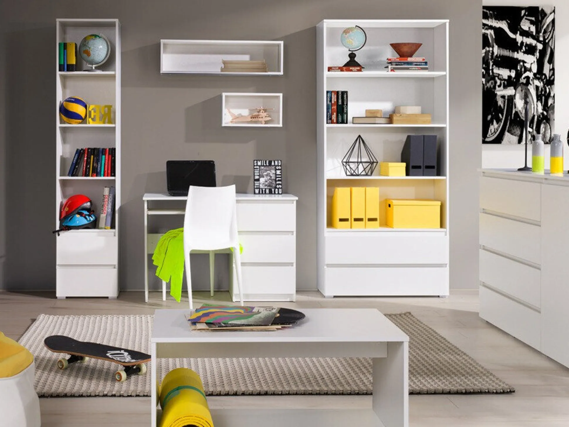 Skrivebord Cirdora 108 (Hvid)