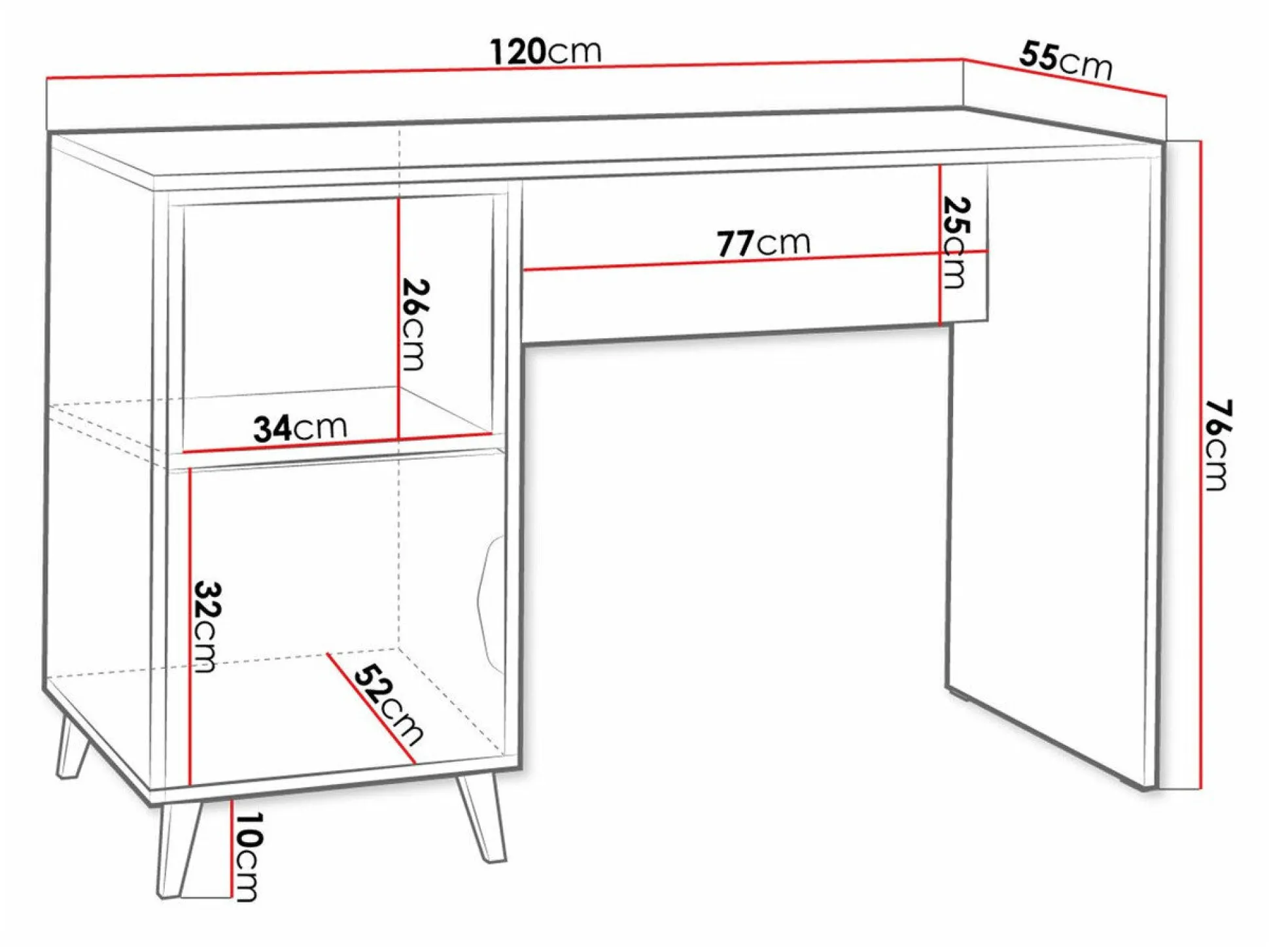 Skrivebord Domvera 113