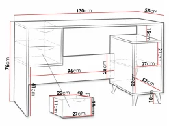 Skrivebord Domvera 112