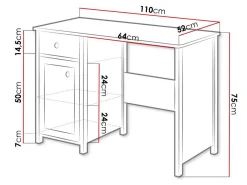 Skrivebord Elblive 120