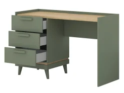 Skrivebord Fertalu 103 (Grøn + Egetræ)