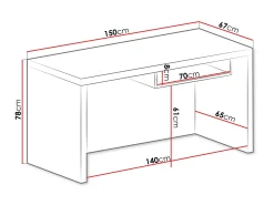 Skrivebord Fiomeri 122 (Santana eg)
