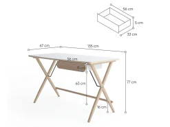 Skrivebord Fresno 157