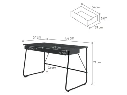 Skrivebord Fresno 155