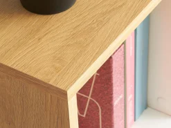 Skrivebord Houston 826 (Hvid + Gylden eg)