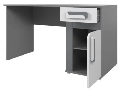 Skrivebord Levtala 109 (Antracit + Hvid + Lyserød)