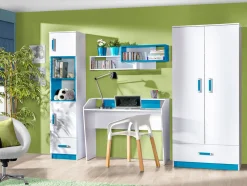 Skrivebord Lorlare 103 (Hvid + Grå)