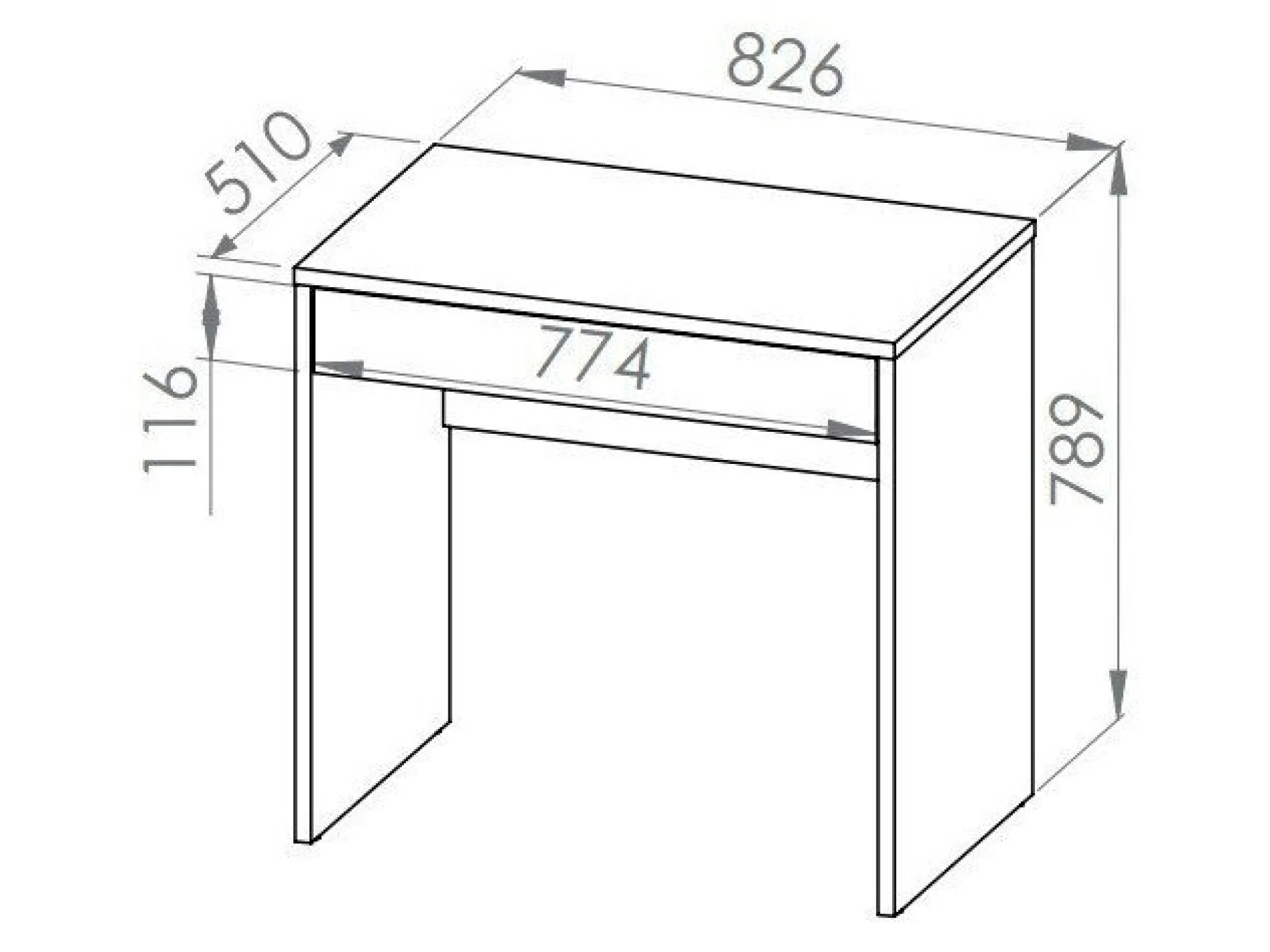 Skrivebord Madison 133