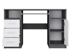Skrivebord Mandeville 330 (Antracit + Hvid)