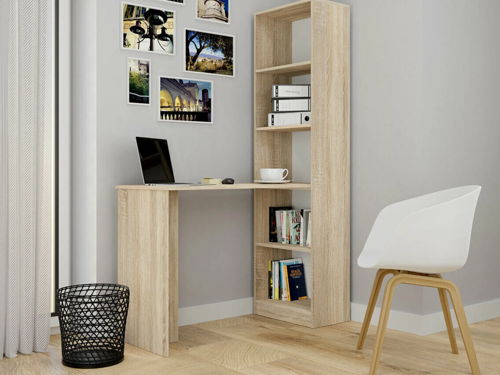 Skrivebord Mandeville 252 (Sonoma eg)