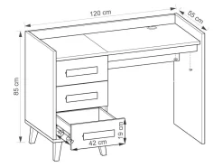 Skrivebord Oderevu 107