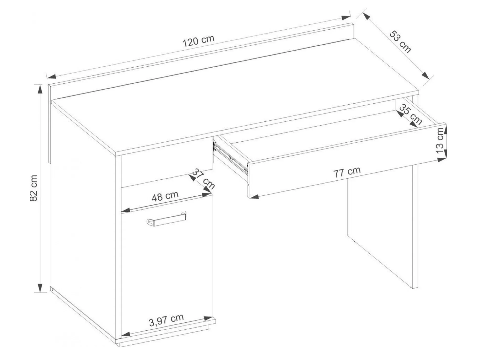 Skrivebord Orlveno 111
