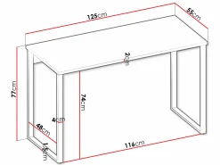 Skrivebord Tivseva 107