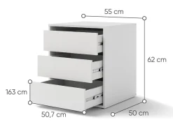 Skuffesektion Fresno 139