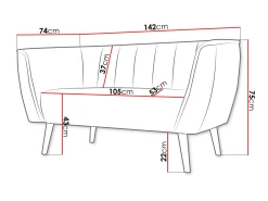 Sofa Glenview 104 (Kronos 34)