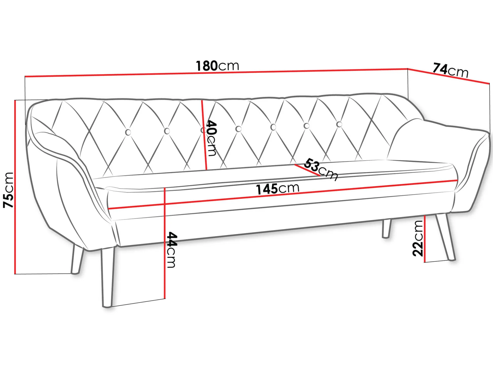 Sofa Glenview 106 (Kronos 09)