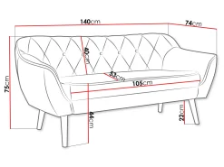 Sofa Glenview 107 (Kronos 14)
