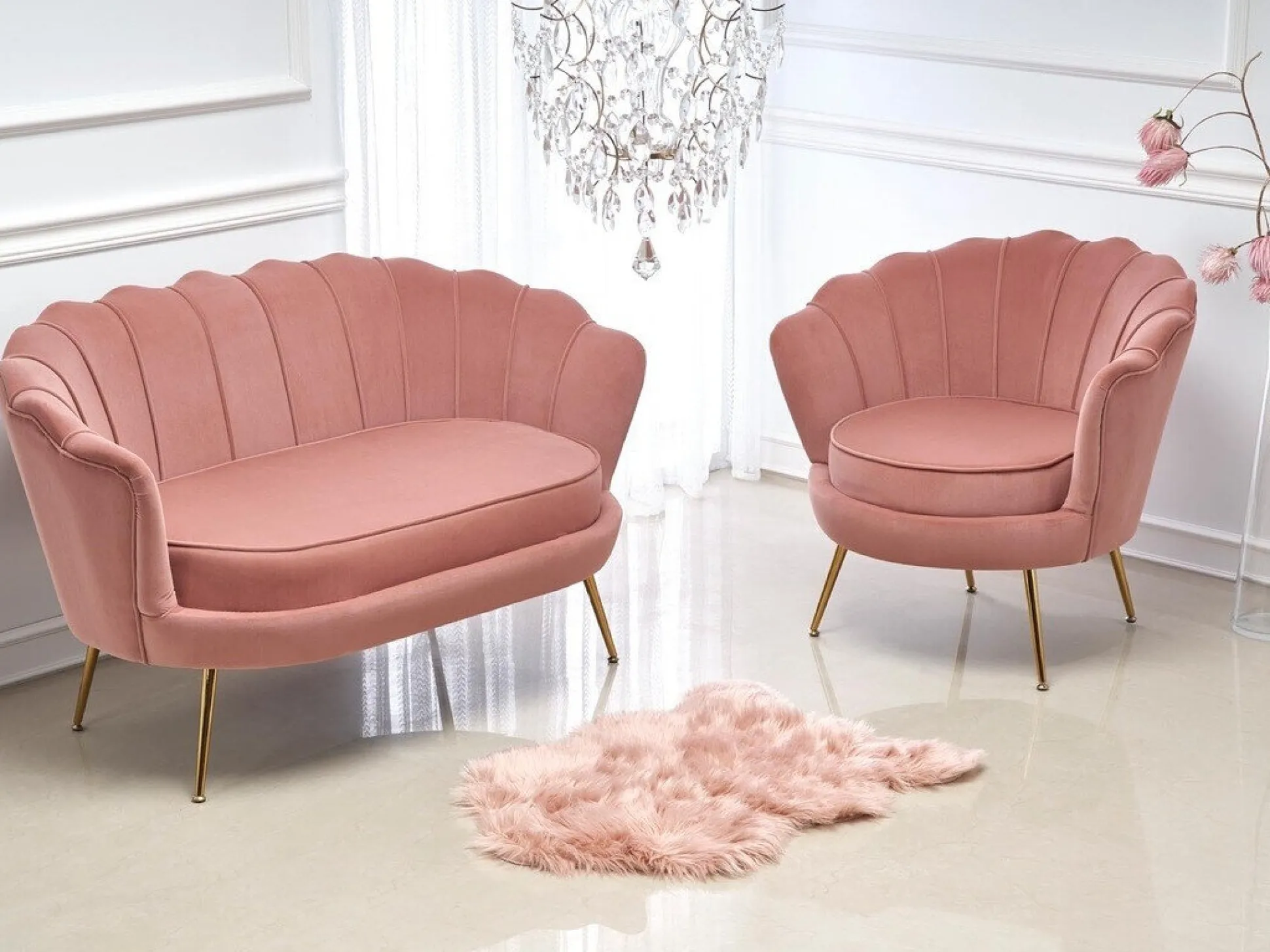 Sofa Houston 827 (Lyserød)