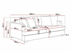 Sofa Tivsoe 103 (Storm 02)