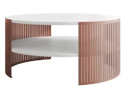 Sofabord Civer II (Lyserød + Hvid)