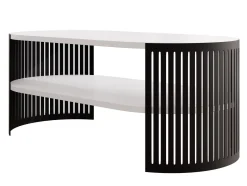 Sofabord Civer III (Sort + Hvid)