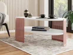 Sofabord Civer VII (Lyserød + Hvid)