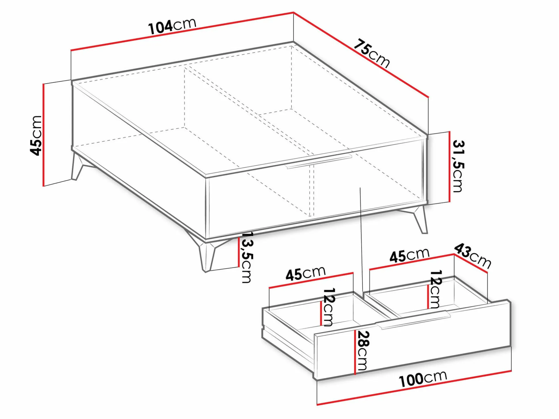 Sofabord Comfivo Citrus